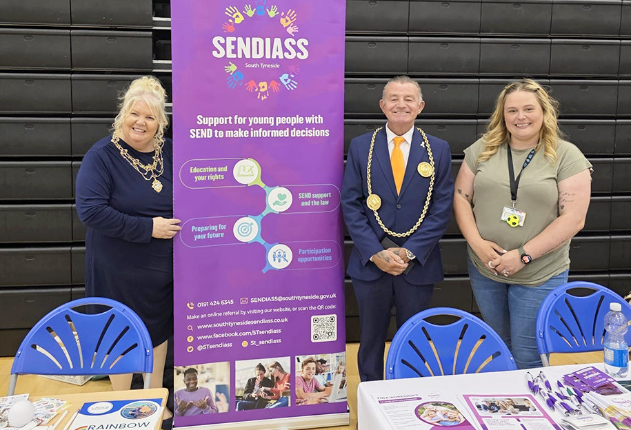 A stand at the The IAS event in SOuth Tyneside 2025